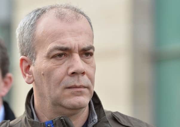 Prominent dissident republican Colin Duffy was in the audience at the launch of the new party Saoradh in Newry on Saturday.