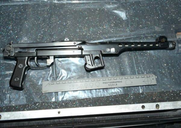 The gun seized by police