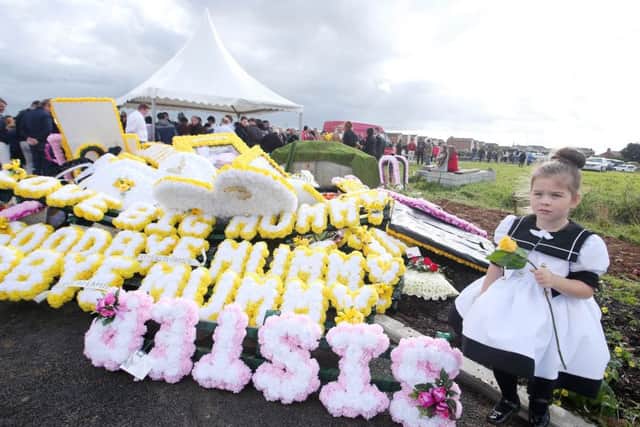 Funeral for 'Queen of Travellers' Violet Crumlish in Lurgan, Co. Armagh