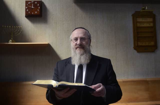 Rabbi David Singer at the Belfast Synagogue  on Somerton Road, Belfast Pic Colm Lenaghan/Pacemaker