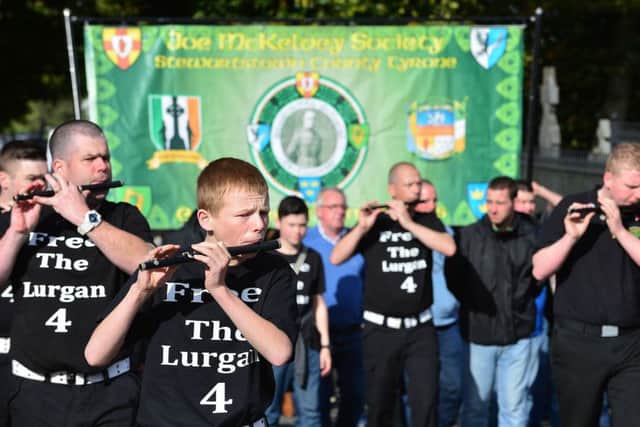 The 1916 Societies selected the East Tyrone village as the venue for its national hunger strike march this weekend.
Picture By: Arthur Allison/Pacemaker Press