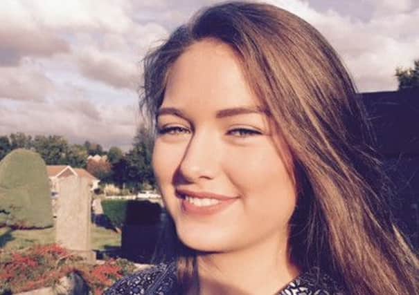 Zara Ferguson who sang at SEFF's annual service in Lack, Fermanagh on 2 Sept 2016.