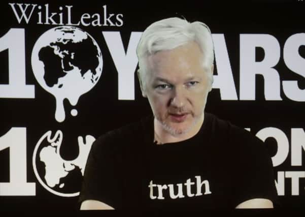 WikiLeaks founder Julian Assange. (AP Photo/Markus Schreiber)
