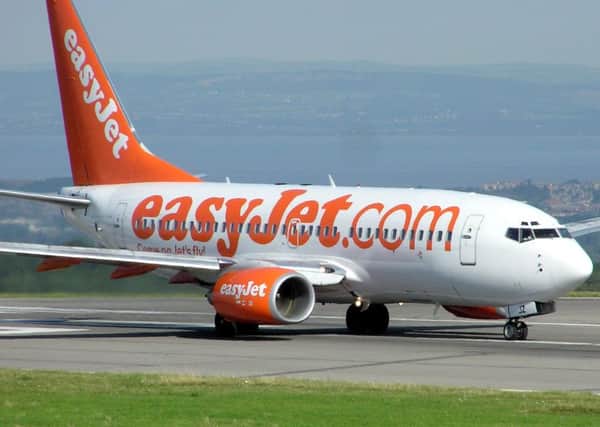 One of the Easyjet fleet of aircraft