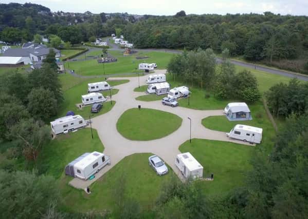 Upgraded caravan and Campsite facilities at Dungannon Park.
