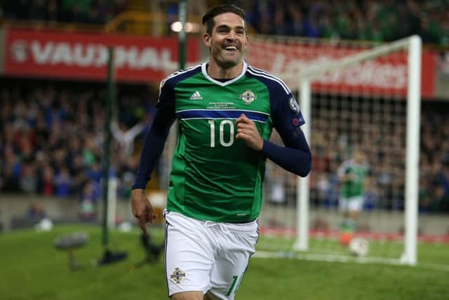 Kyle Lafferty was utilised off the bench - and to great effect. 
Photo by Brian Little/ Press Eye