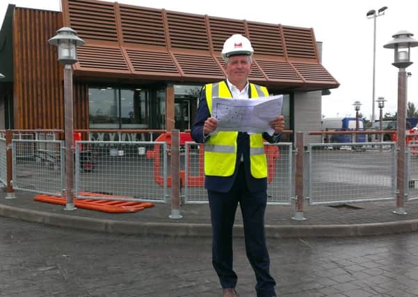 Man with a plan: McDonald's franchisee John McCollum outside his new restaurant at The Outlet, Banbridge.