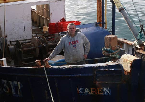 Ardglass Fishing trawler skipper Paul Murphy on the MV Karen.