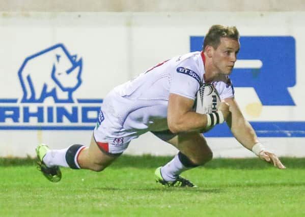 Craig Gilroy scores against Connacht in the Guinness PRO12