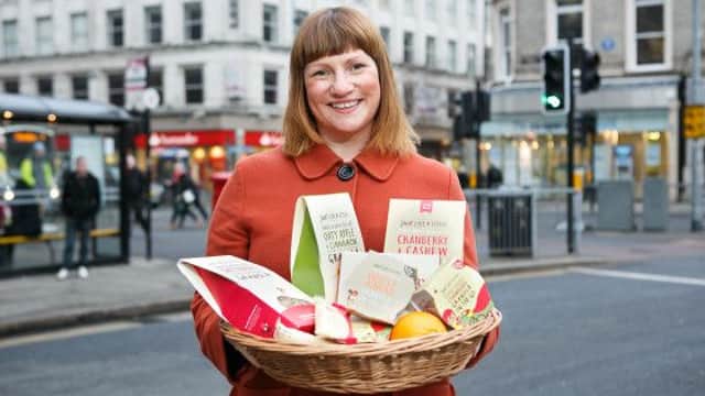 Jill Crawford pictured with some of the Portaferry family firms products
