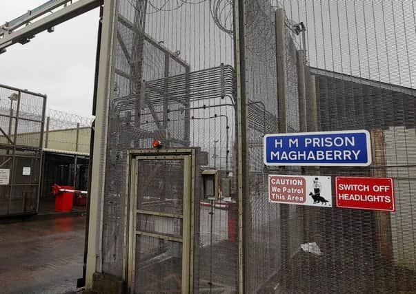 The high-security Maghaberry prison near Lisburn