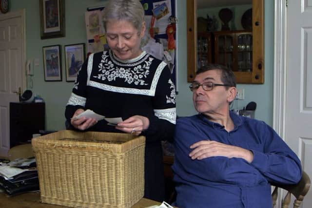 Liam Clarke and Kathryn Johnston in their Ballymena home