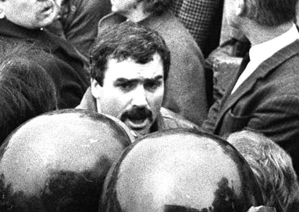 Alfredo "Freddie" Scappaticci, pictured at the 1987 funeral of IRA man Larry Marley.