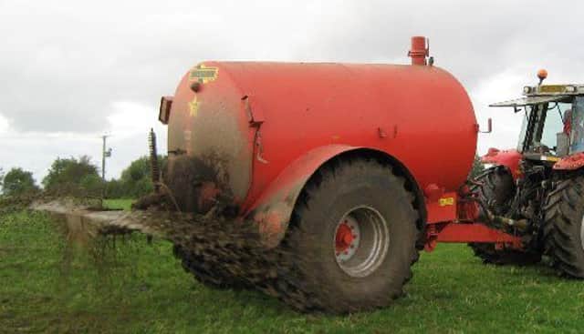 The end of the slurry spreading season is a busy time for farmers.