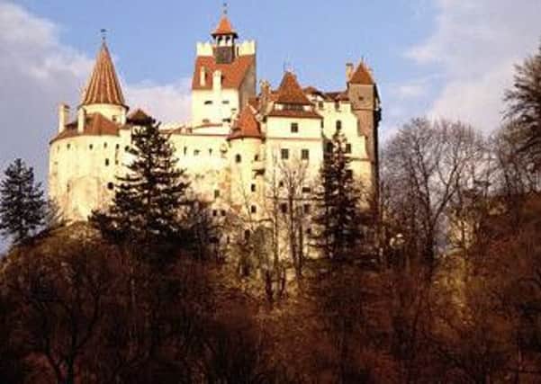 Bran caslte in Transylvania, Romania where Dublin writer Bram Stroker's gothic vampire horror classic Dracula is set