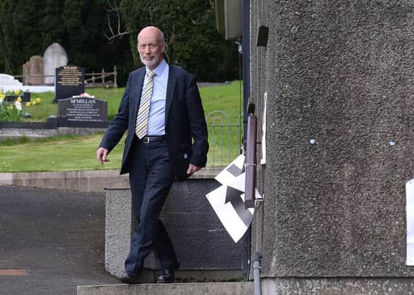 David Ford pictured outside Second Donegore Presbyterian Church in May.Picture: Arthur Allison