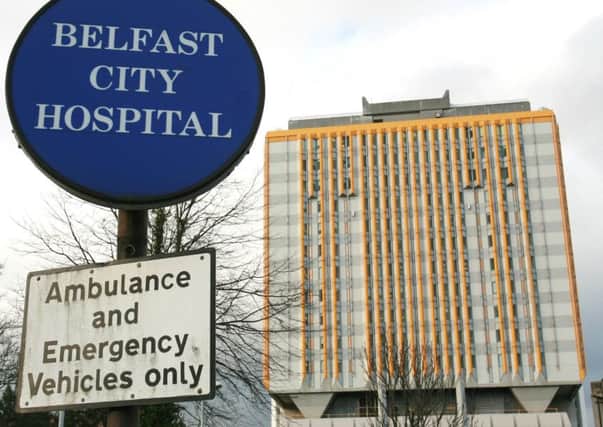 Joyce Spratt was given strong pain relief when she was admitted to Belfasts City Hospital