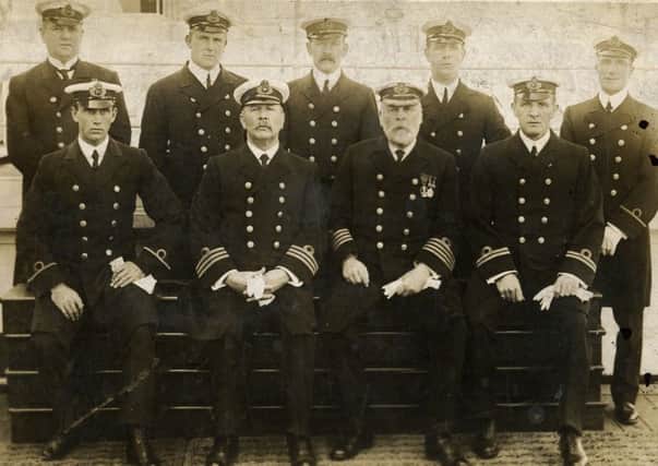 The Titanics officers pictured before their doomed voyage