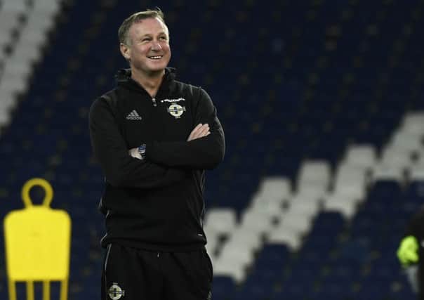 Northern Ireland manager Michael O'Neill has had plenty to smile about over the last couple of years. 
Photo Colm Lenaghan/Pacemaker Press