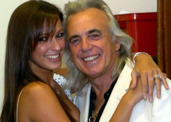 Stringfellow at Abbeydale 9. Peter Stringfellow at the Abbeydale Cinema  with his fiancee Bella Wright