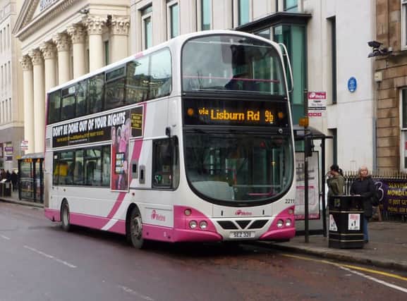 One of the current Wrightbus vehicles in operation in Belfast