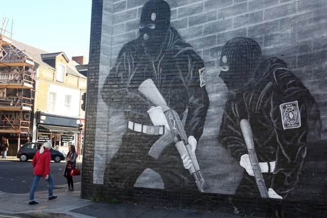 UVF mural in inner-east Belfast