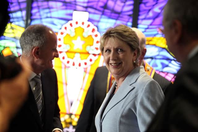 Former Irish President, Mary McAleese, pictured here in Belfast in 2015 at the official opening of the Museum of Orange Heritage