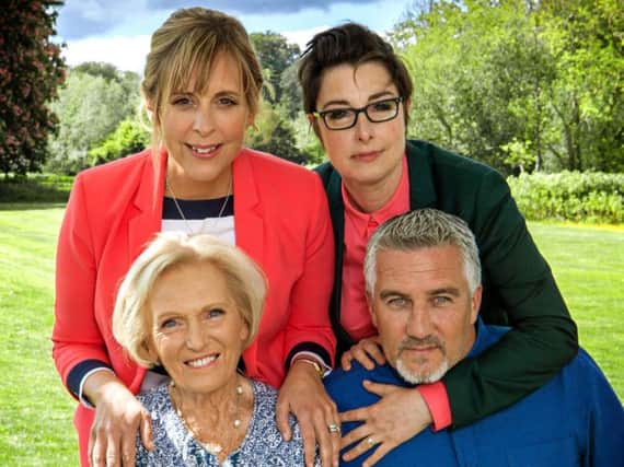 Mel Giedroyc, Sue Perkins, Mary Berry and Paul Hollywood