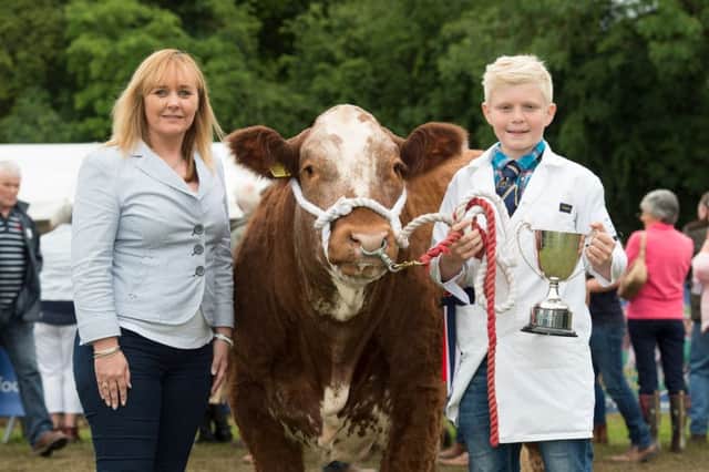 Ms McIlveen pictured this summer at the Clogher Valley Show