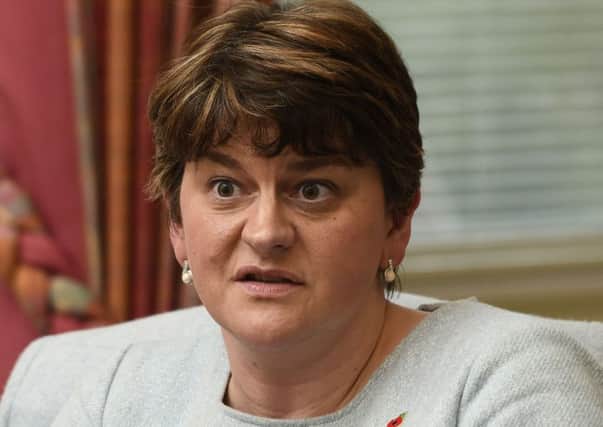 First Minister Arlene Foster said she could have done no more 'given the advice that was given to me at the time'