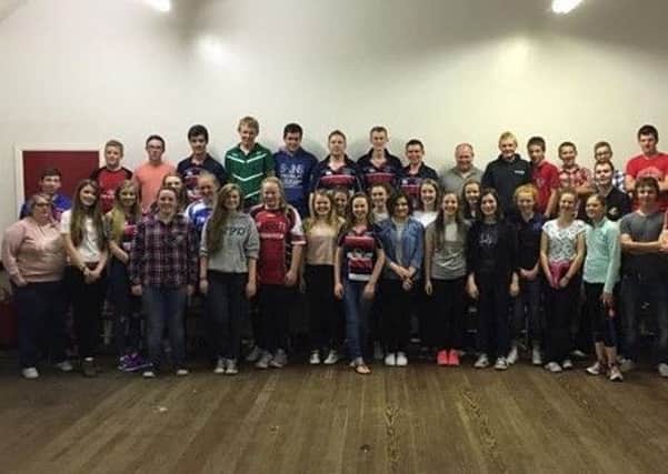 Members of Moneymore Young Farmers' Club