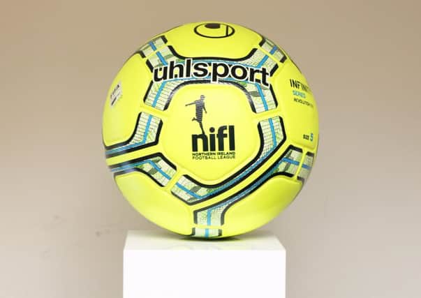 NIFL's new fluorescent yellow ball, which will be used for the first time this weekend.