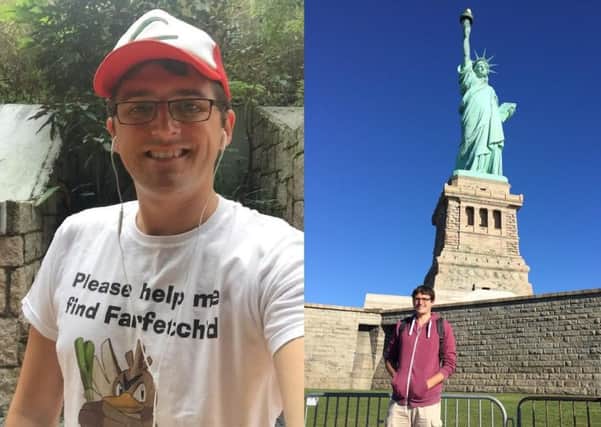 Jamie Humphries on his Pokemon hunt in Hong Kong (with special t-shirt to aid his quest - including Chinese version on back ) and in New York