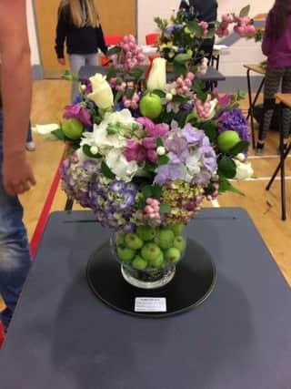 Zara Fulton Floral Art Display, third in the 16-18 section