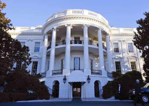 The White House as seen on Tuesday, Nov. 8, 2016 in Washington. After nearly two years of bitterness and rancor, America will elect its 45th president today, making Hillary Clinton the nation's first female commander in chief or choosing billionaire businessman Donald Trump, whose volatile campaign has upended U.S. politics. (AP Photo/Pablo Martinez Monsivais)