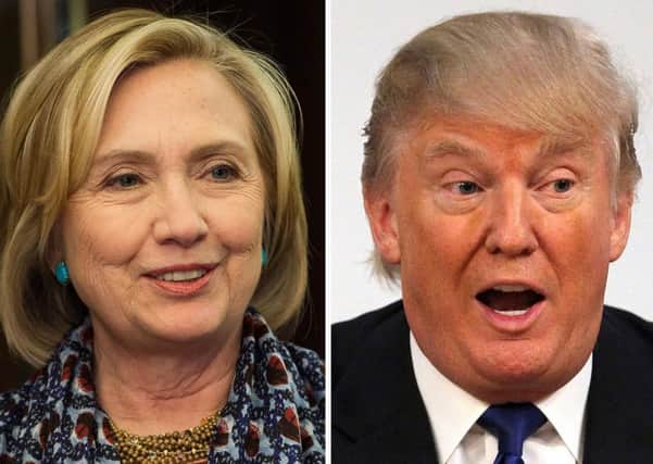 US ELECTION - Hillary Clinton and Donald Trump.