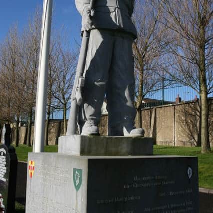 The republican statue in Londonderry City Cemetery.