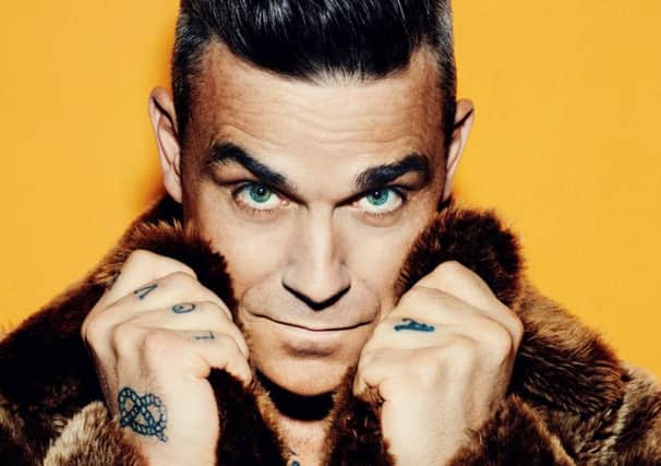 The intrepid Robbie Williams  PA Photo/Handout