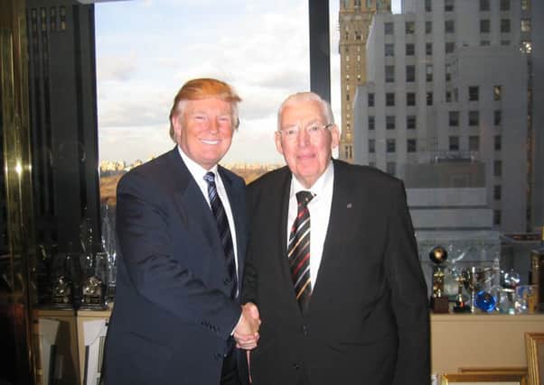 Donald Trump and Ian Paisley in New York in 2007