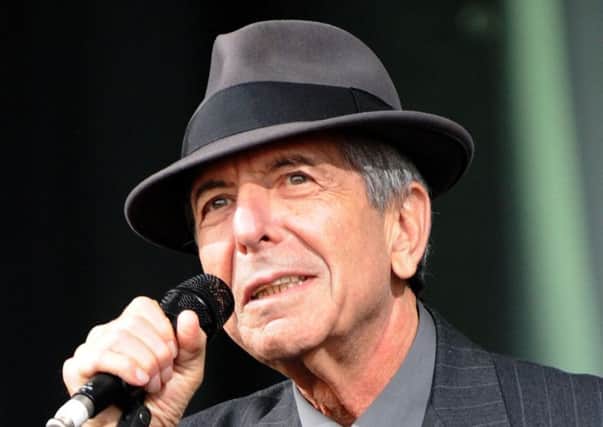 File photo dated 19/6/2008 of singer, songwriter and poet Leonard Cohen, who has died aged 82.  He is pictured performing on the Pyramid stage at the Glastonbury Festival. PRESS ASSOCIATION Photo. Issue date: Friday November 11, 2016. See PA story DEATH Cohen. Photo credit should read: Anthony Devlin/PA Wire