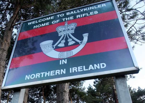 The deaths happened at Ballykinler in Co Down