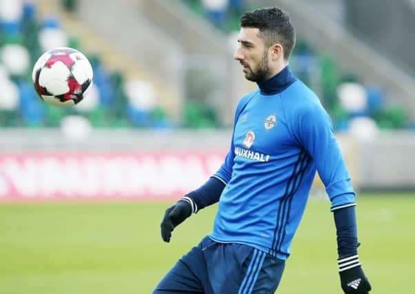 Conor McLaughlin has nailed down his spot in the Northern Ireland team after making his first start in a friendly.   Picture by Jonathan Porter/Press Eye.