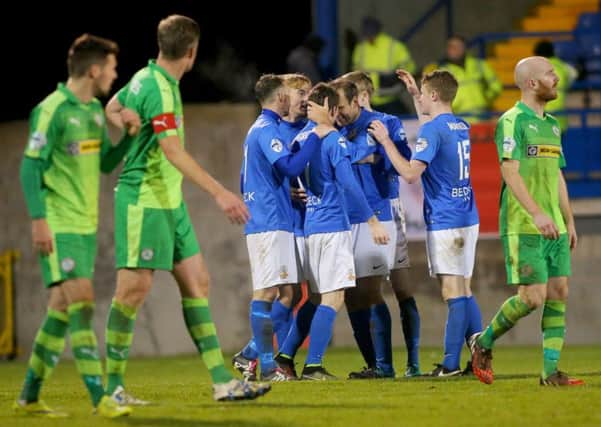 Cliftonville were one of the last two Belfast teams to exit this season's League Cup as Glenavon ousted them in extra-time. Photo by Kevin Scott / Presseye