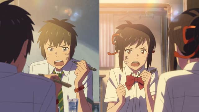 Scene from anime movie Your Name   PA/Anime Ltd
