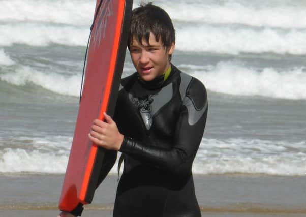 Cameron Baxter had qualified as a lifeguard on his 16th birthday