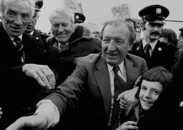 Fianna Fail leader Charles Haughey photographed in 1977. Photo:Jim Yorke