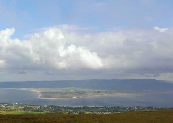 Lough Foyle lies between counties Londonderry and Donegal
