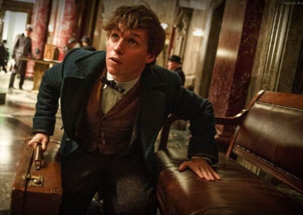 Eddie Redmayne as Newt Scamander in Fantastic Beasts and Where to Find Them. 
Release date 2016