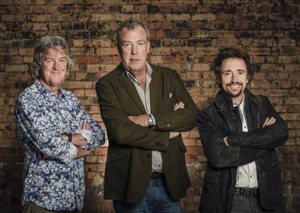 Pictured left to right, James May, Jeremy Clarkson and Richard Hammond during filming of The Grand Tour. Photo: Amazon Prime Video/PA Wire