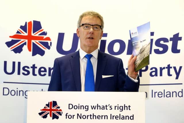 Ulster Unionist Party Leader Mike Nesbitt. Photo by William Cherry